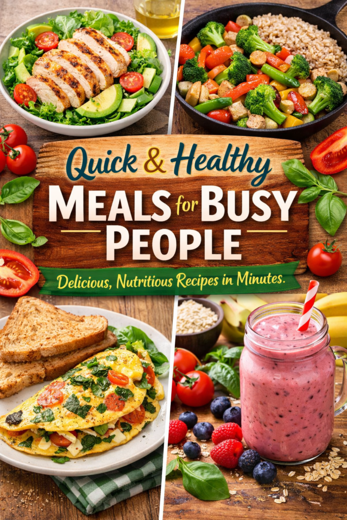 Quick meals for busy days